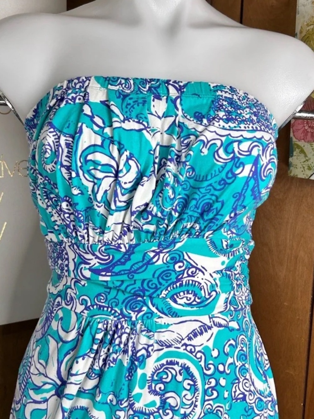 Lilly Pulitzer Holbrook Strapless Maxi Dress - Picture 4 of 6